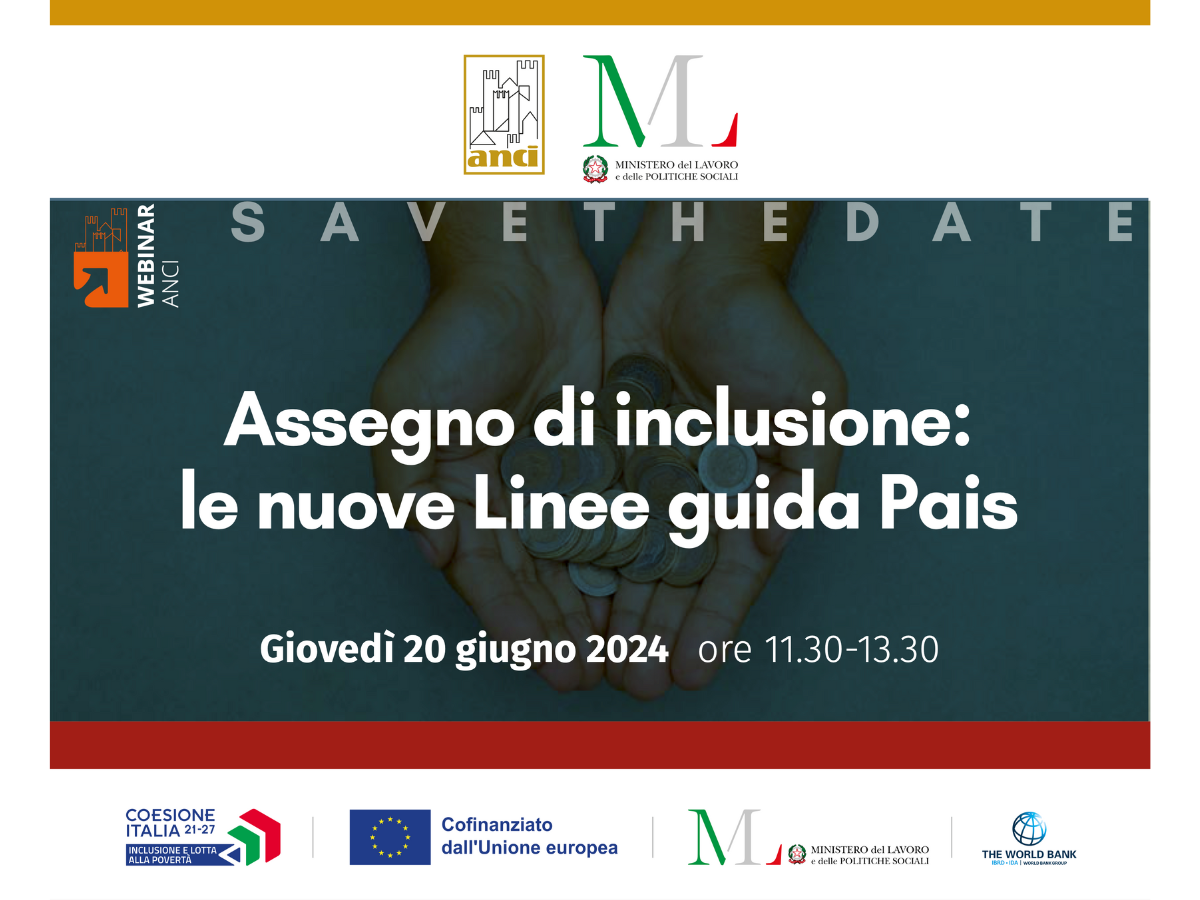 Webinar | Assegno di inclusione: le nuove Linee guida Pais