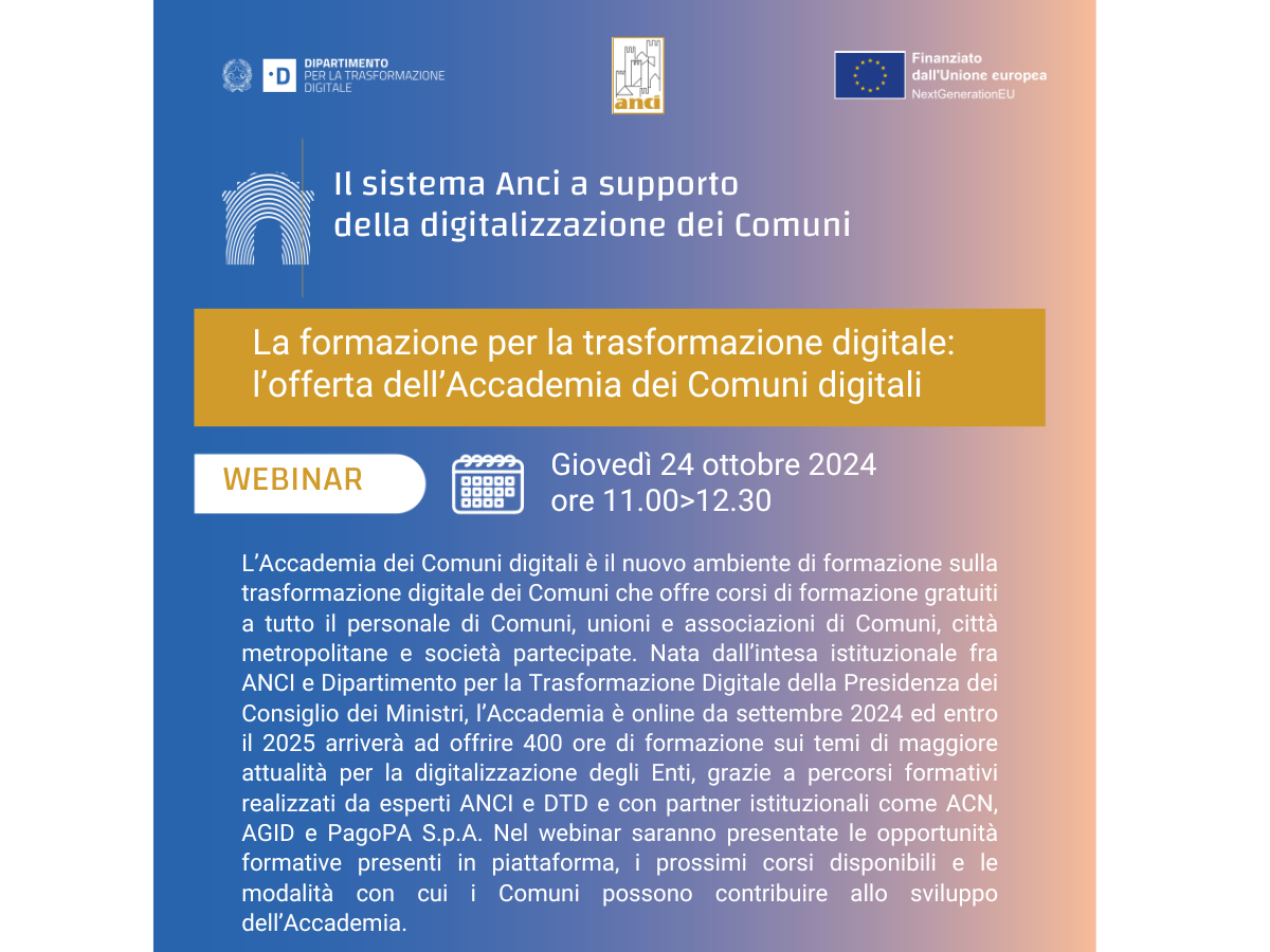 Webinar ANCI-DTD