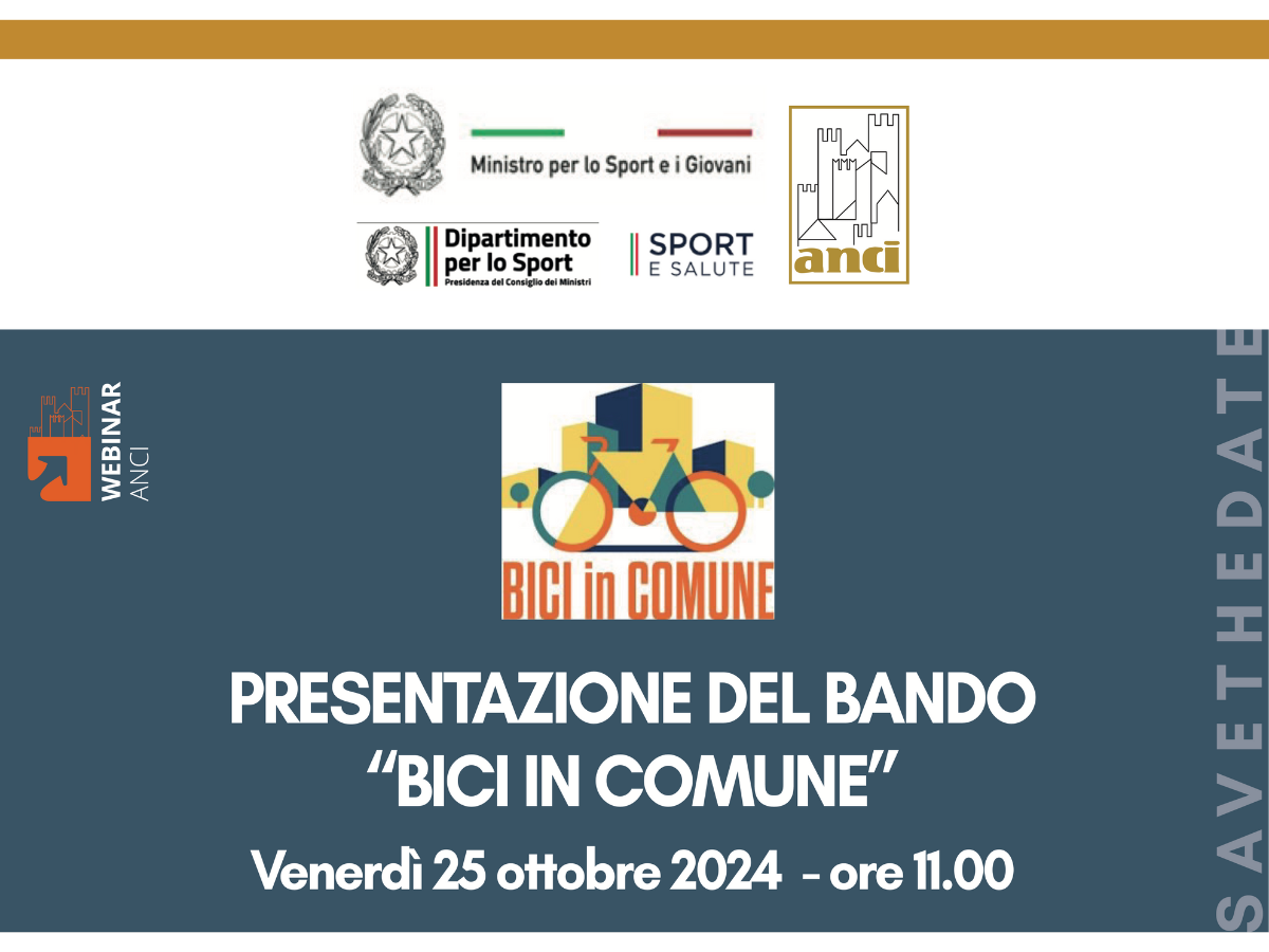 Webinar ANCI-Sport e Salute