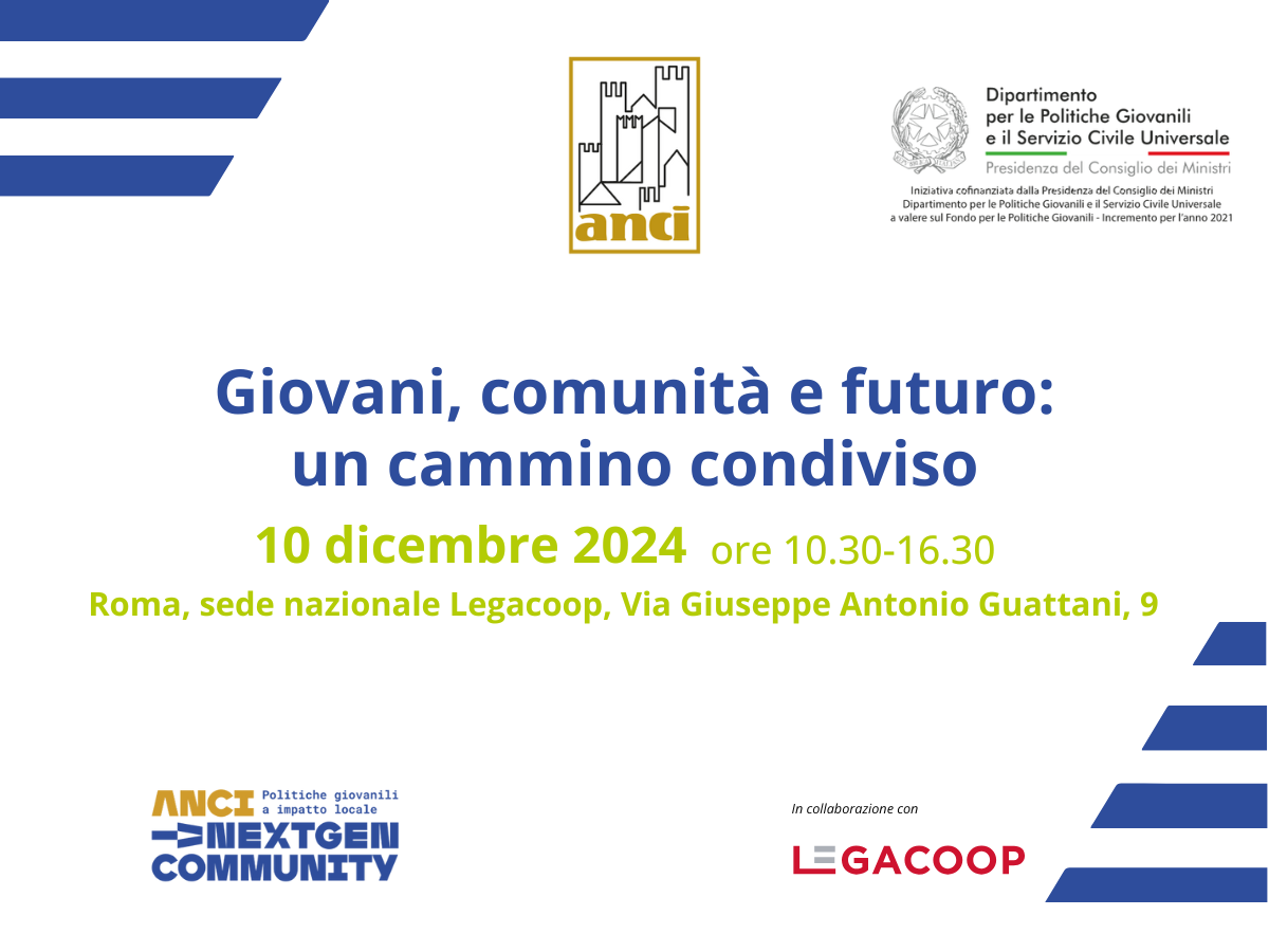 I° evento nazionale | Centro di Competenze ANCI sulle politiche giovanili